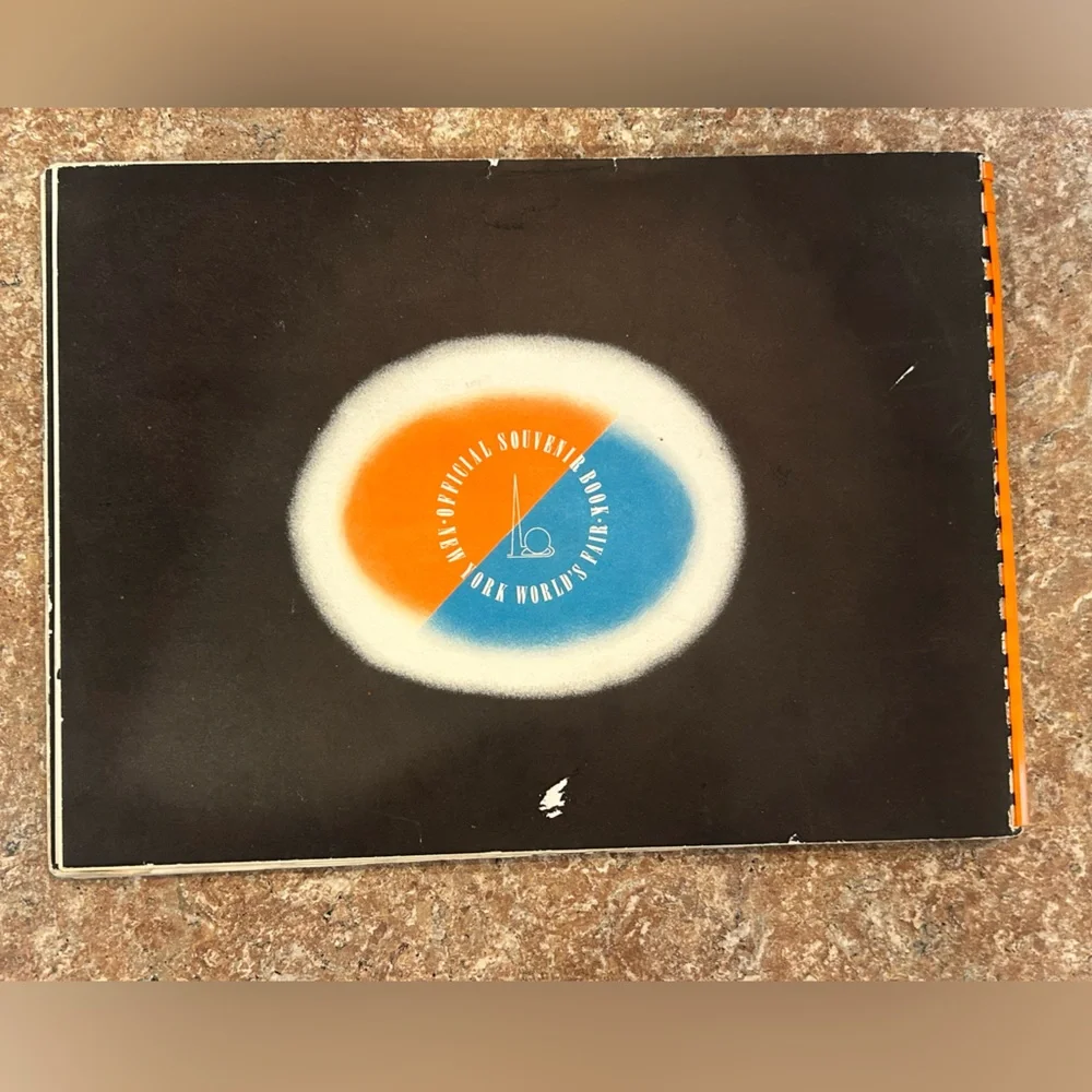 1939 New York World's Fair Official Souvenir Book, Vintage Coffee Table Book